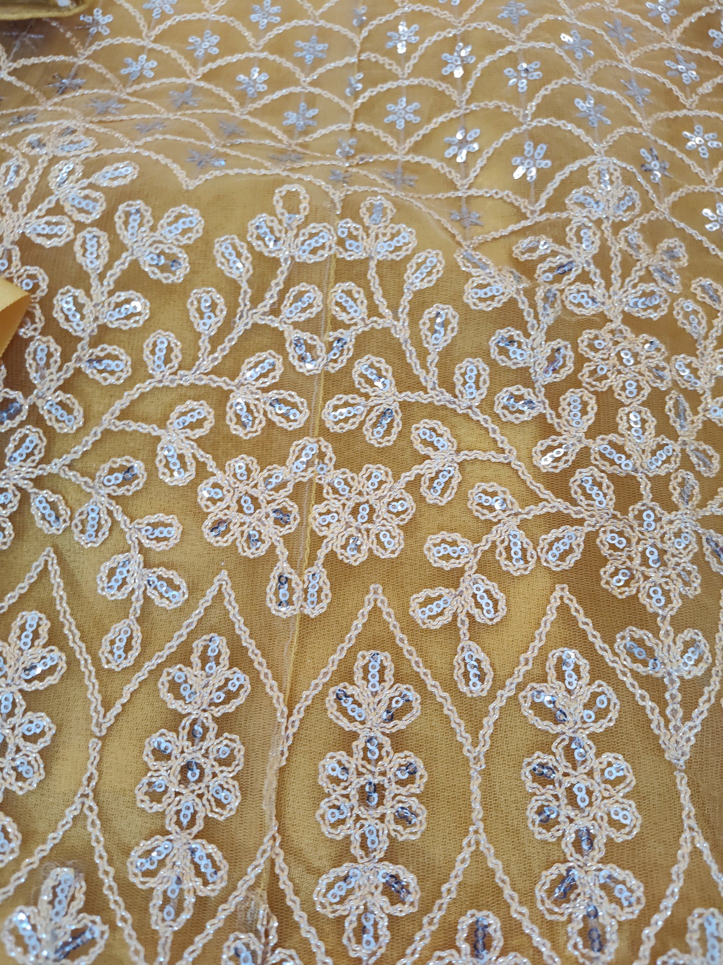 Delightful Yellow Lehenga Set For Kids In Yuma