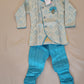 Fabulous Ethnic Kids Sky Blue Color Silk Kurta Pajama Set