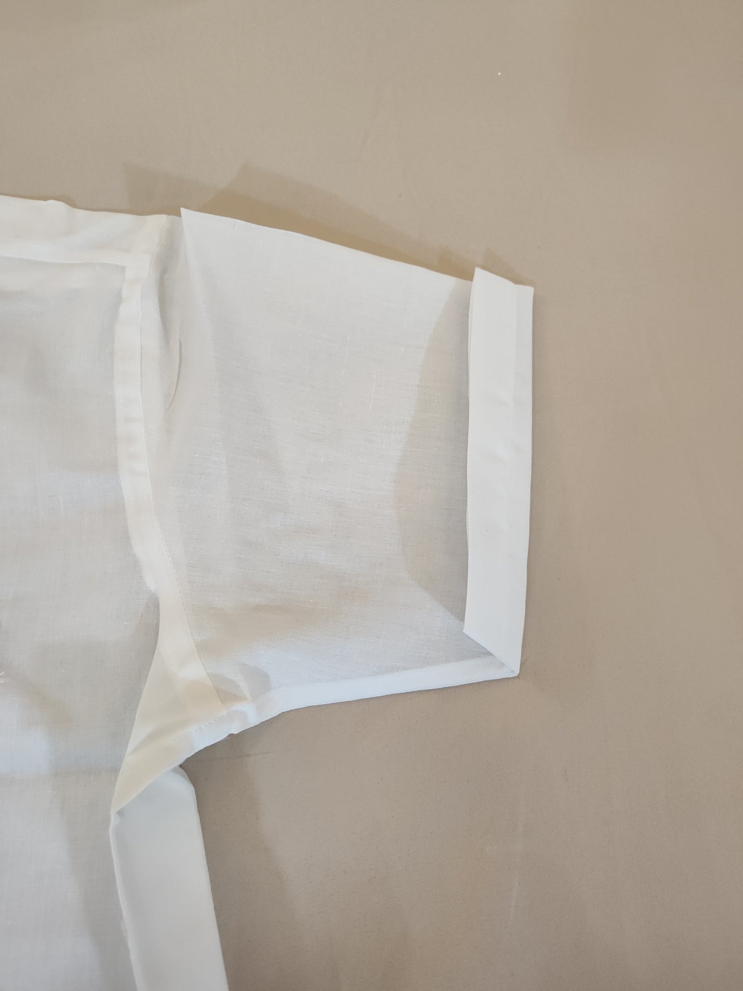 Charming White Color Silk Shirt With Half Sleeve In USA