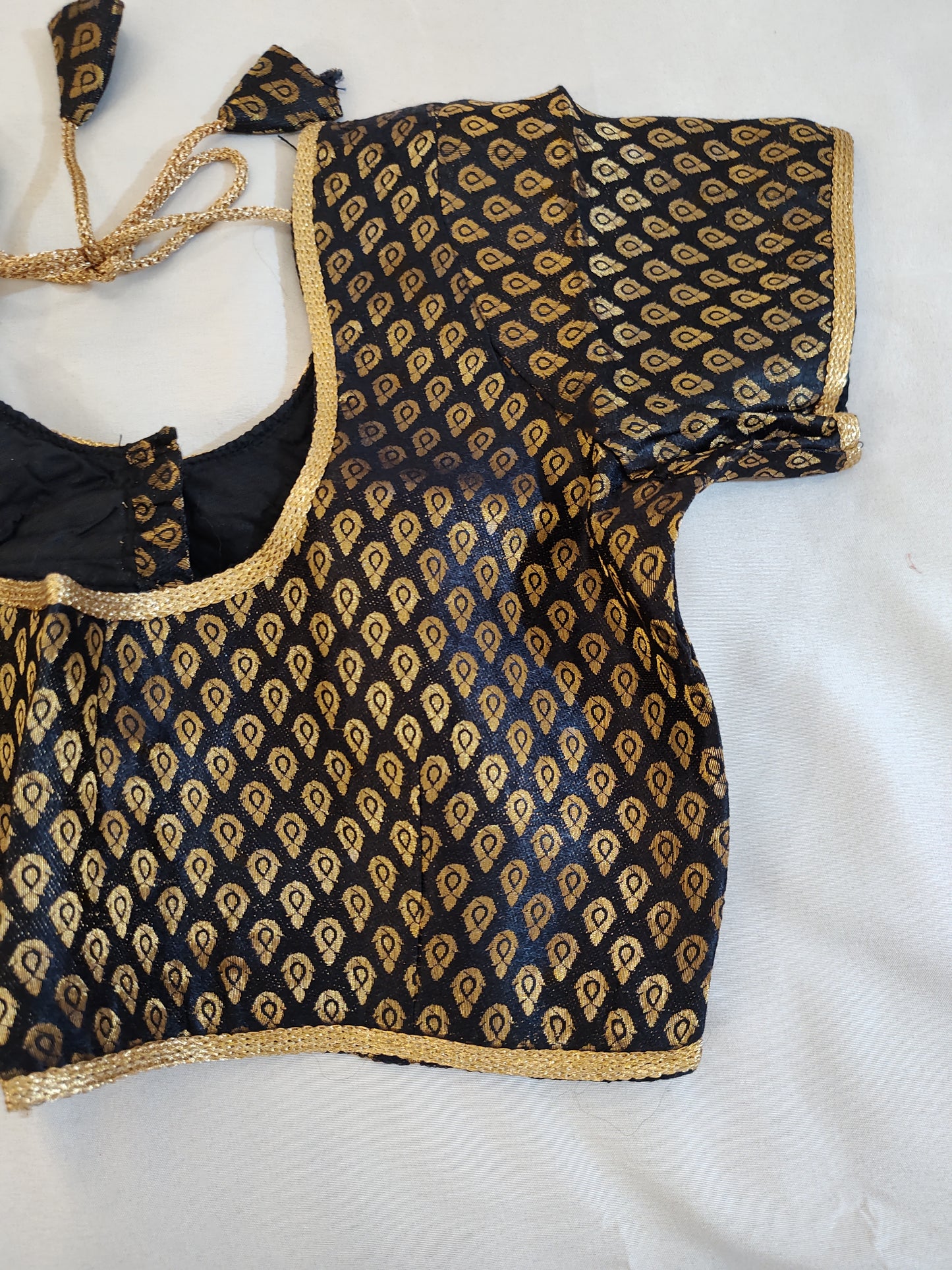 Elegant Black Color Ready To Wear Designer Blouse In USA