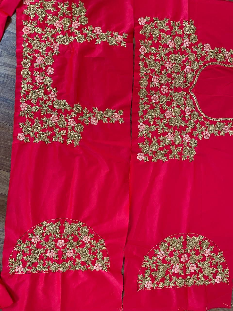 Beautiful Red Colored Embroidery And Sequins Work Lehenga Choli In Chandler