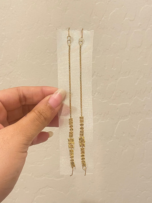 Attractive Gold Plated Ear Chains For Women