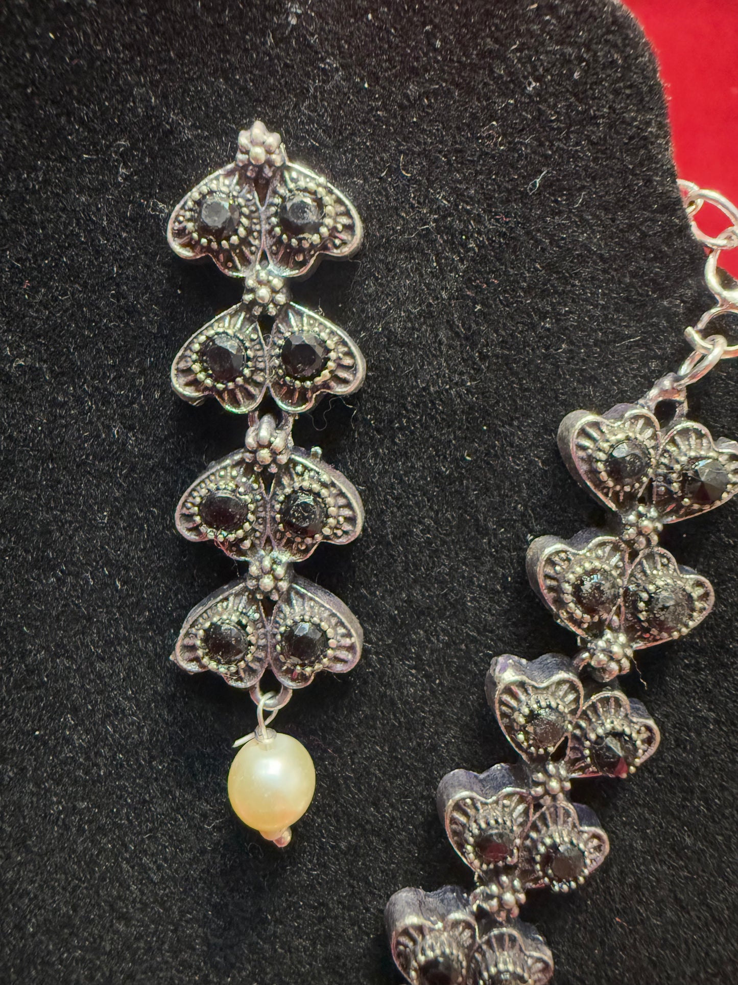 Black Color Oxidized Earrings In USA