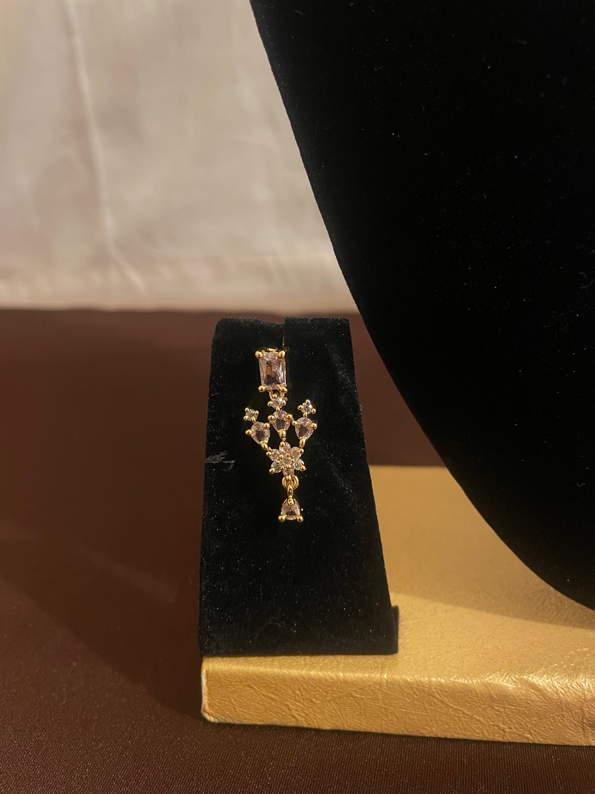 Gold Plated Necklace Set With Earrings In USA