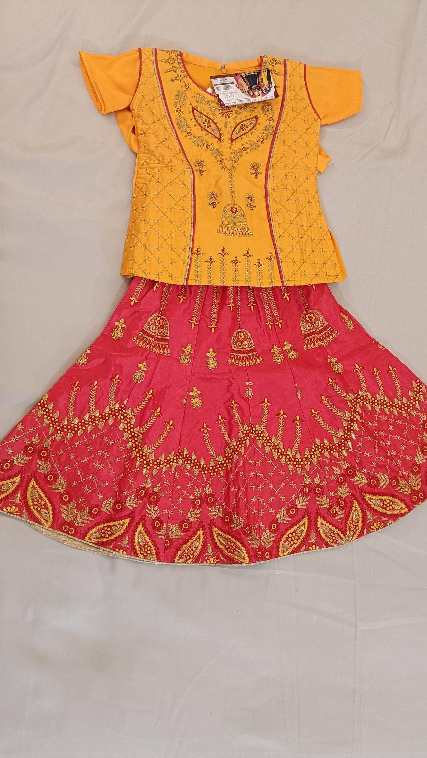 Beautiful Yellow Embroidery Choli In USA