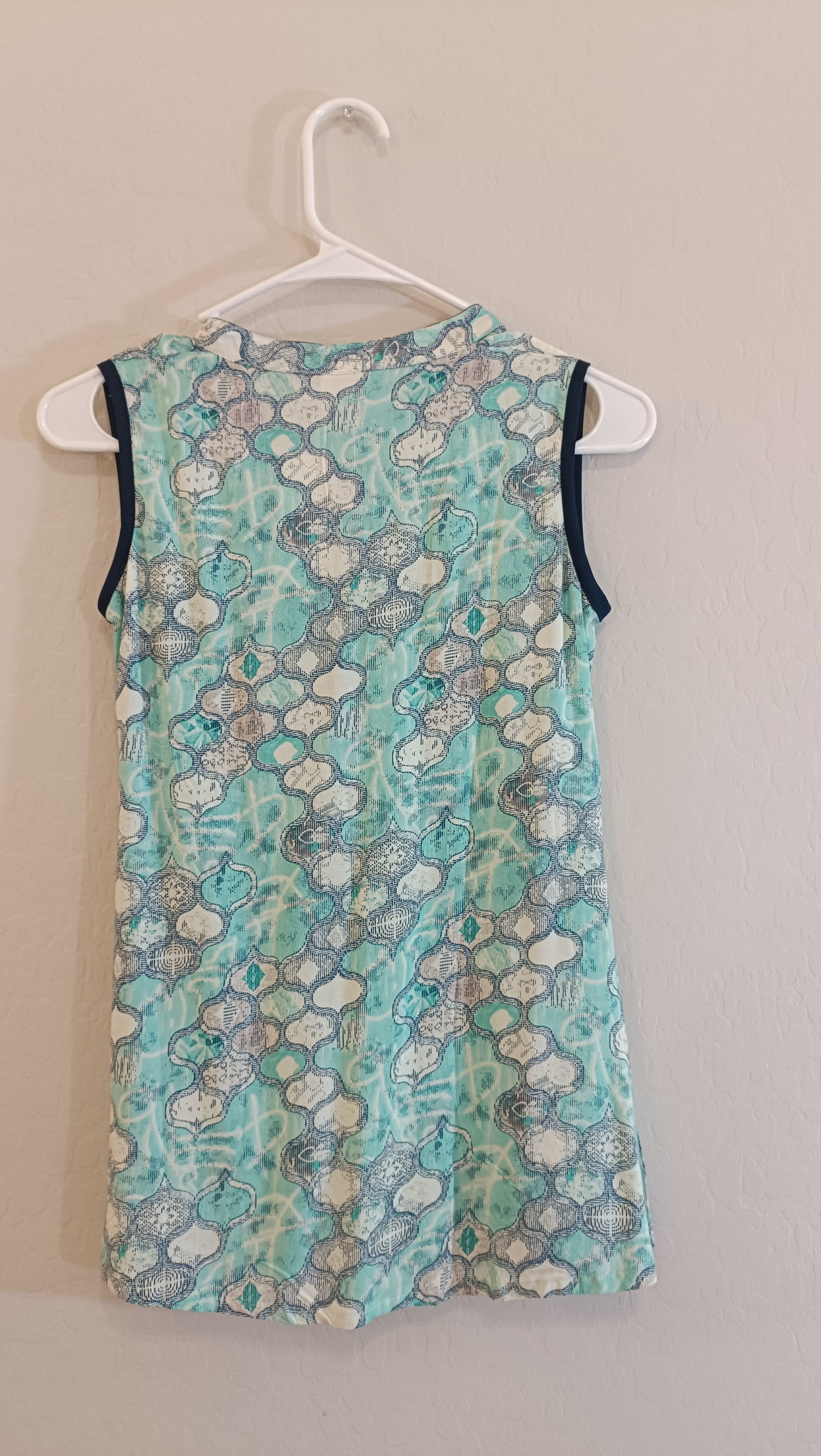 Beautiful Blue And Green Colored  Short Kurti For Girls Near Me