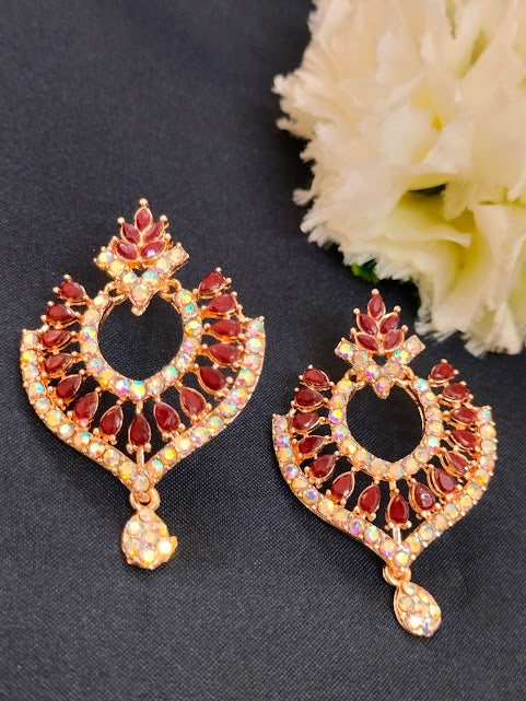 Stunning Maroon Color Earrings In Tucson