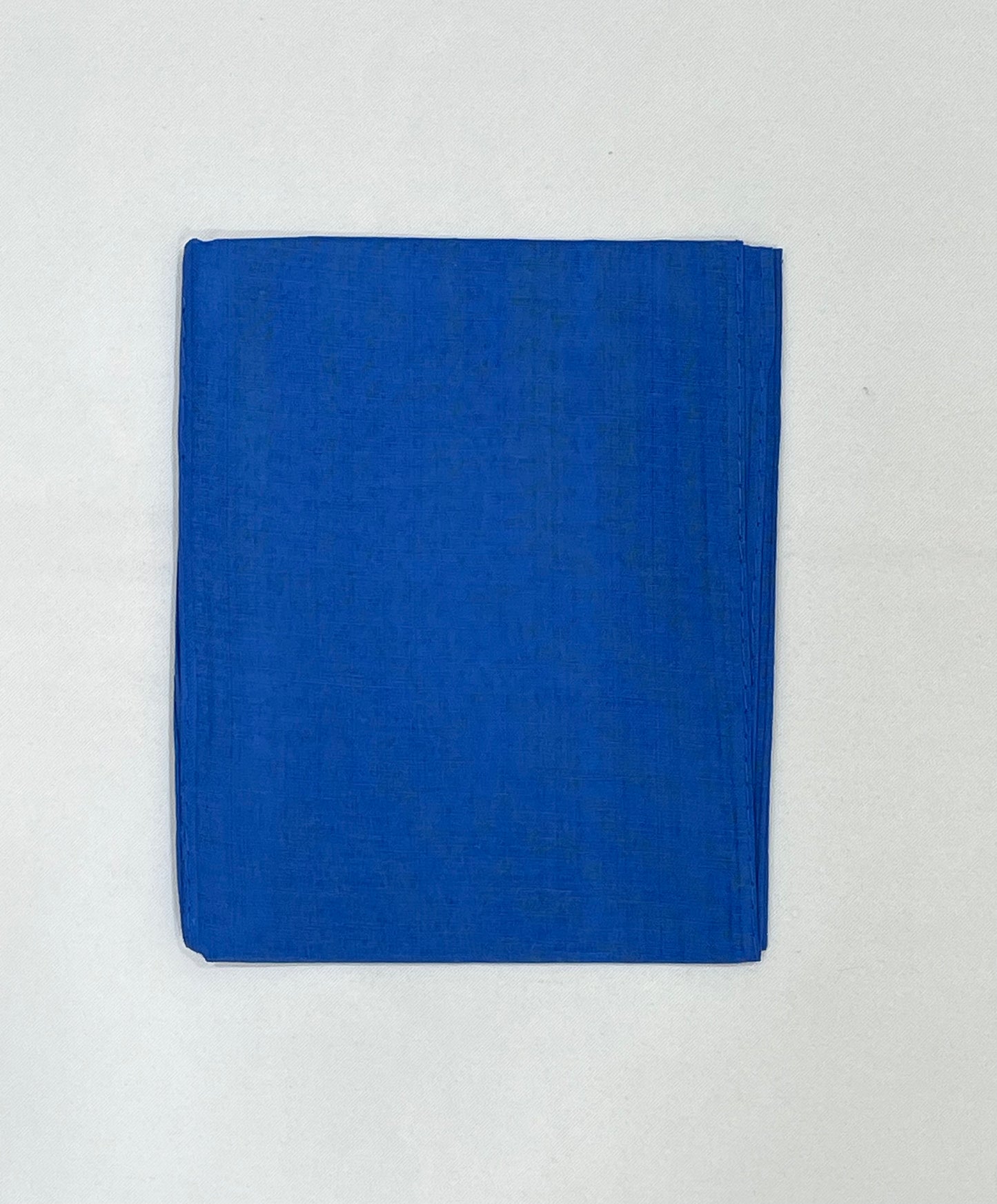 Wonderful Blue Color Cotton Saree Falls