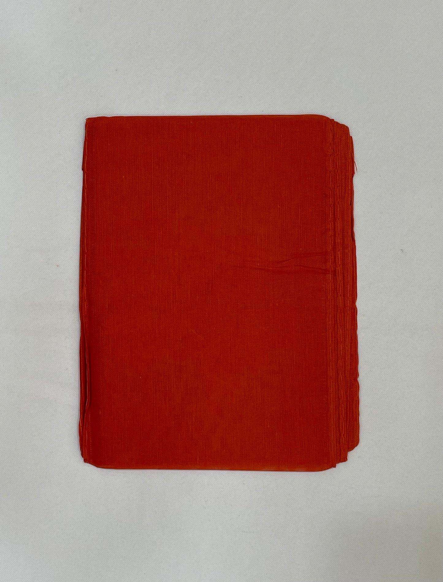 Beautiful Light Red Color Cotton Saree Falls