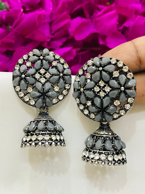 Appealing Grey Colored Earrings Near Me
