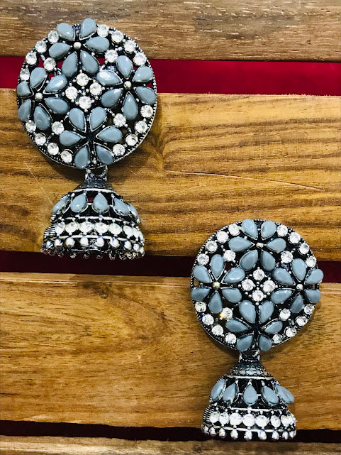 Traditional Wear Oxidized Earrings In Yuma