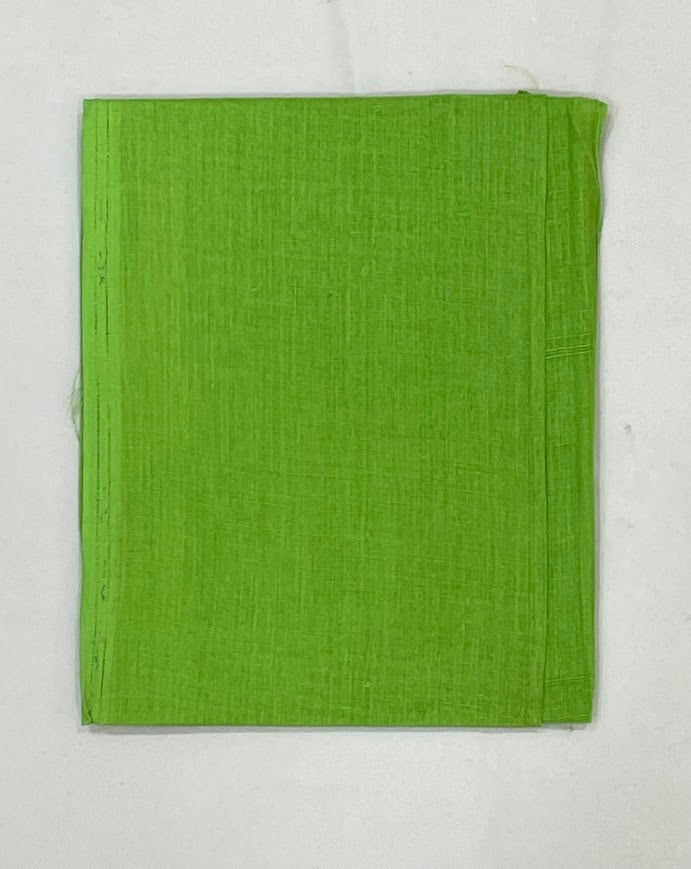 Elegant Light Green Color Cotton Saree Falls