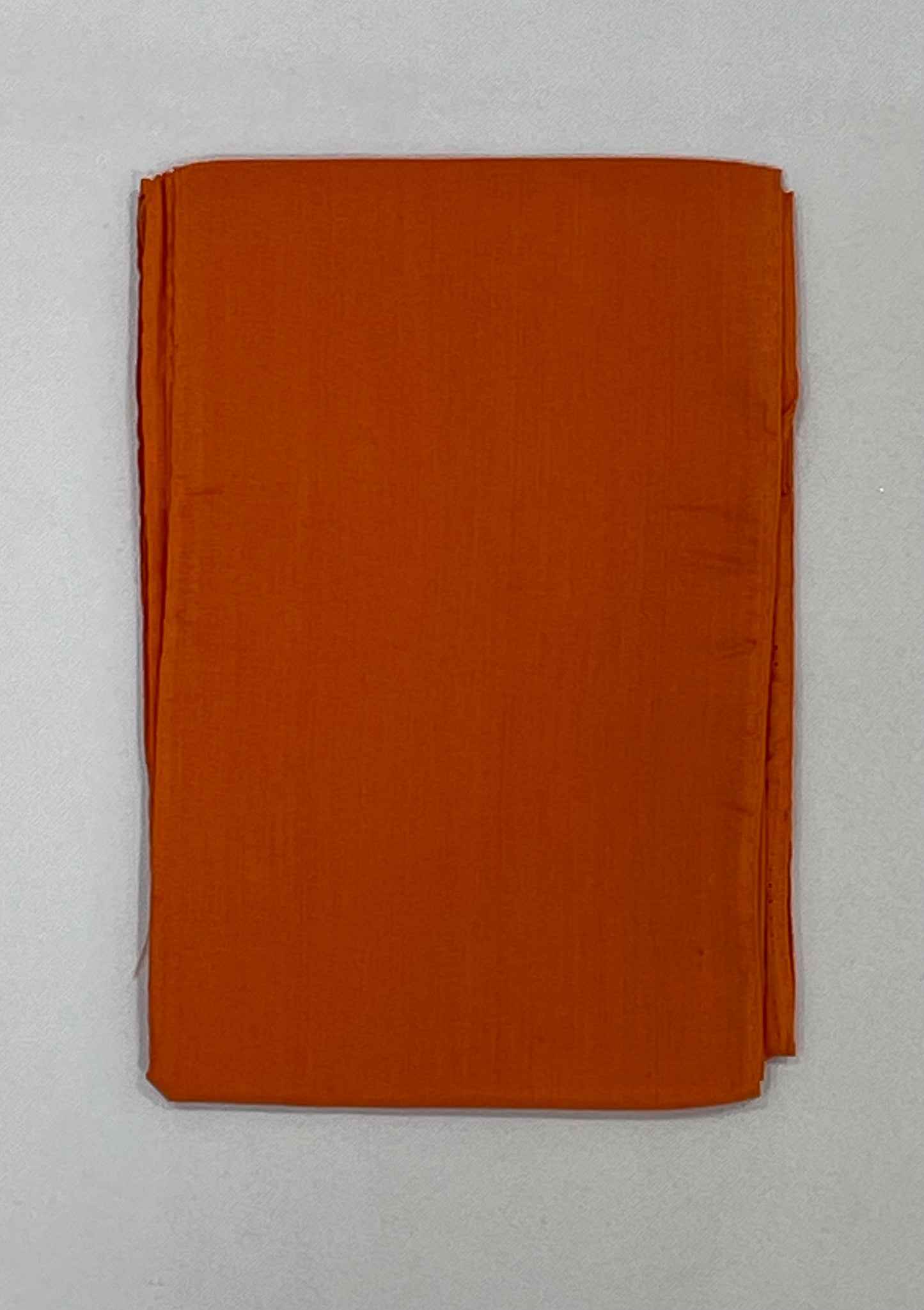 Wonderful Orange Color Cotton Saree Falls