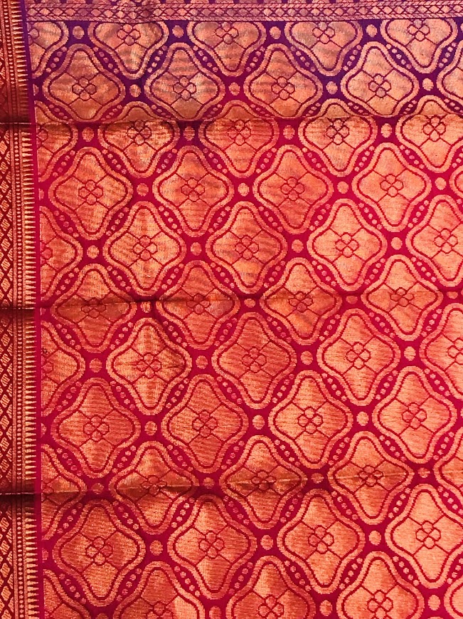 Teal Blue Color Design Saree For Women In Yuma