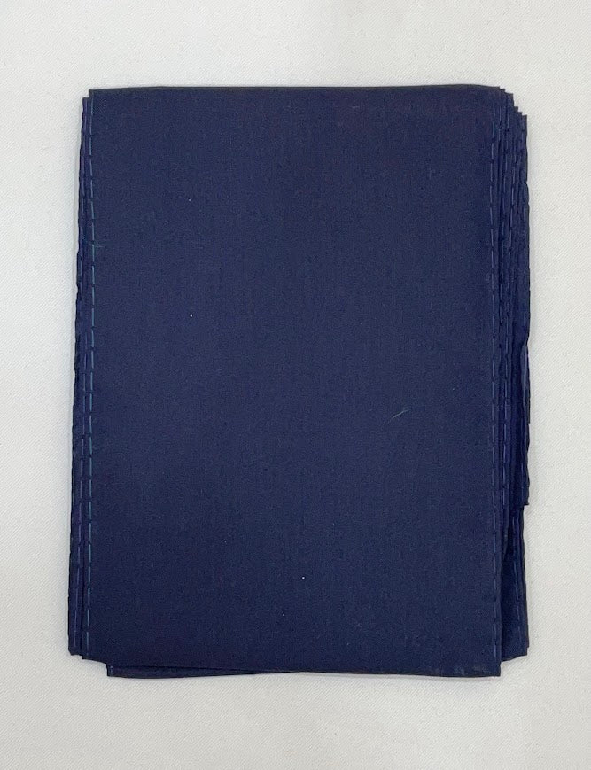 Elegant Dark Blue Color Cotton Saree Falls