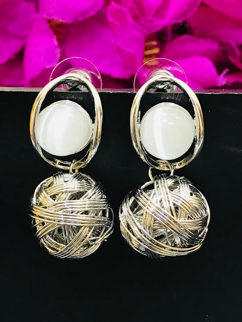 Stone Work Design Earrings In Chandler