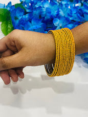 Yellow Color Gold Plated Bangles Near Me