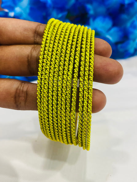 Neon Yellow Color Bangle sets Near Me