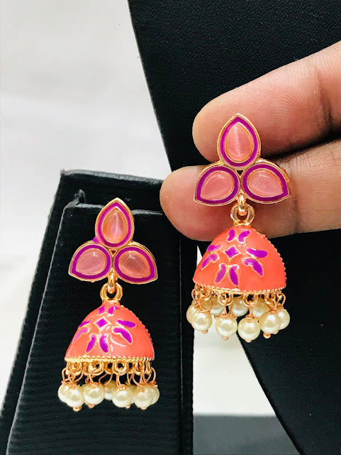 Delightful Pink Colored Earrings Near Me