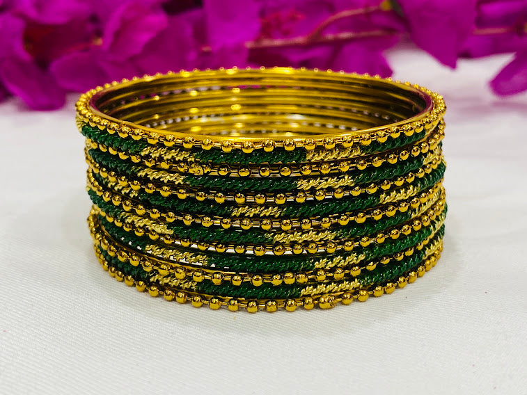 Gold Plated Designer Wedding Bangles In Tucson