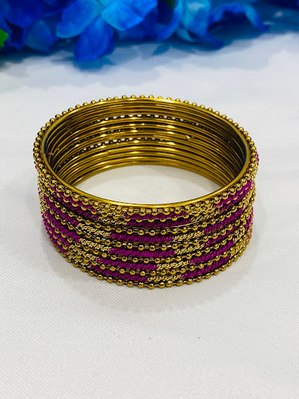 Bangles With Studded Fashion Beads In Yuma