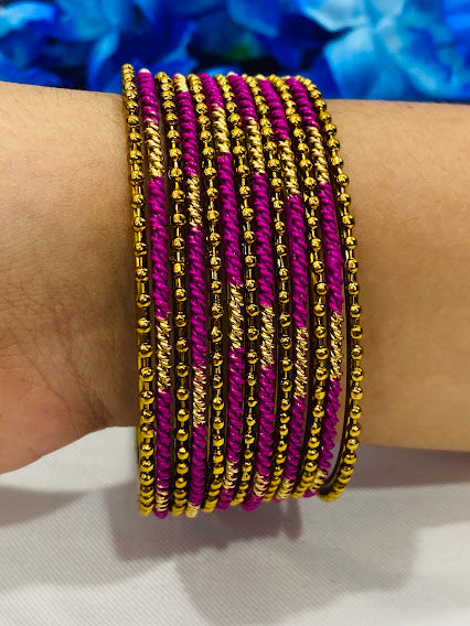 Pink Color Designer Bangles Near Me