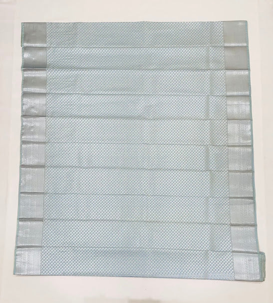 Dazzling Art Silk Saree With Silver Zari Border And Rich Pallu In Tucson