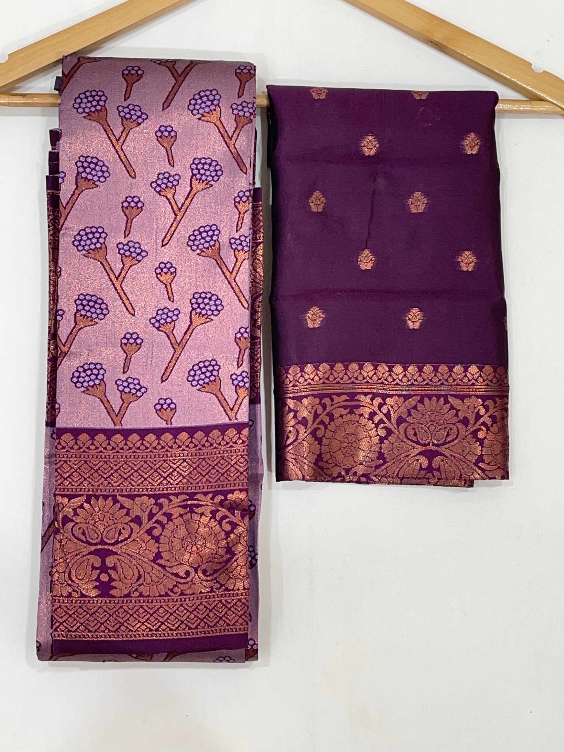 Alluring Purple Color Kanchi Soft Silk Saree With Rich Pallu In USA