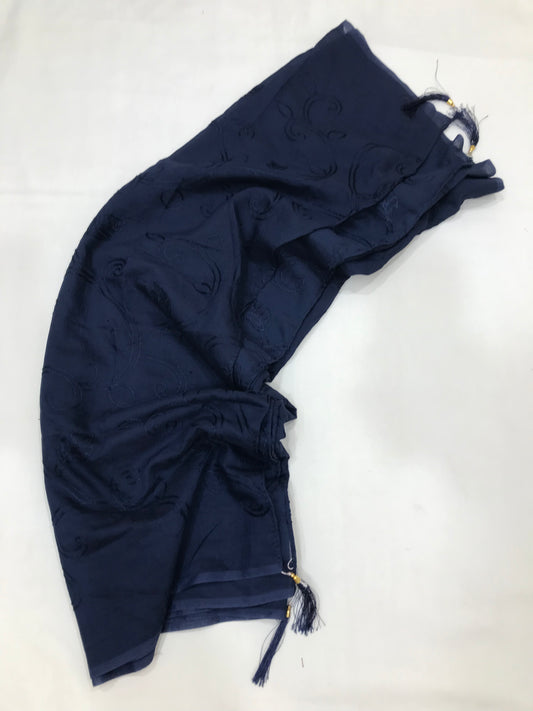Beautiful Blue Colored Chiffon Designer Dupatta
