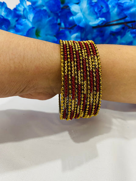 Brown Color Bangle Set For Women In Sun City