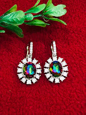 Beautiful Multicolored American Diamond Earrings In Williams