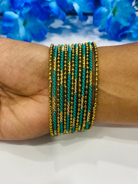 Indian Traditional Colorful Gold Plated Bangle Near Me