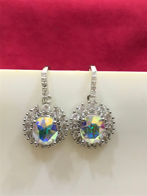 Stunning Multicolored American Diamond Earrings Near Me