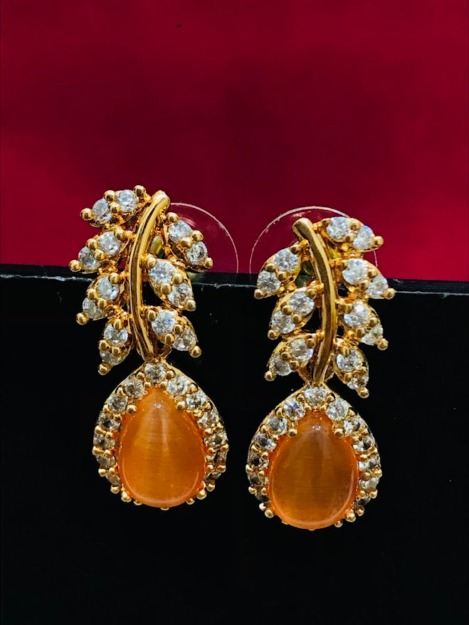Attractive American Diamond Beautiful Earrings In Tempe