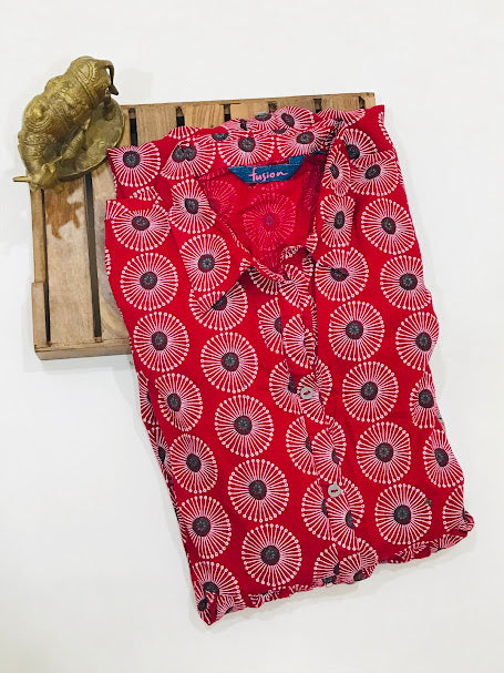 Printed Work Kurti in USA
