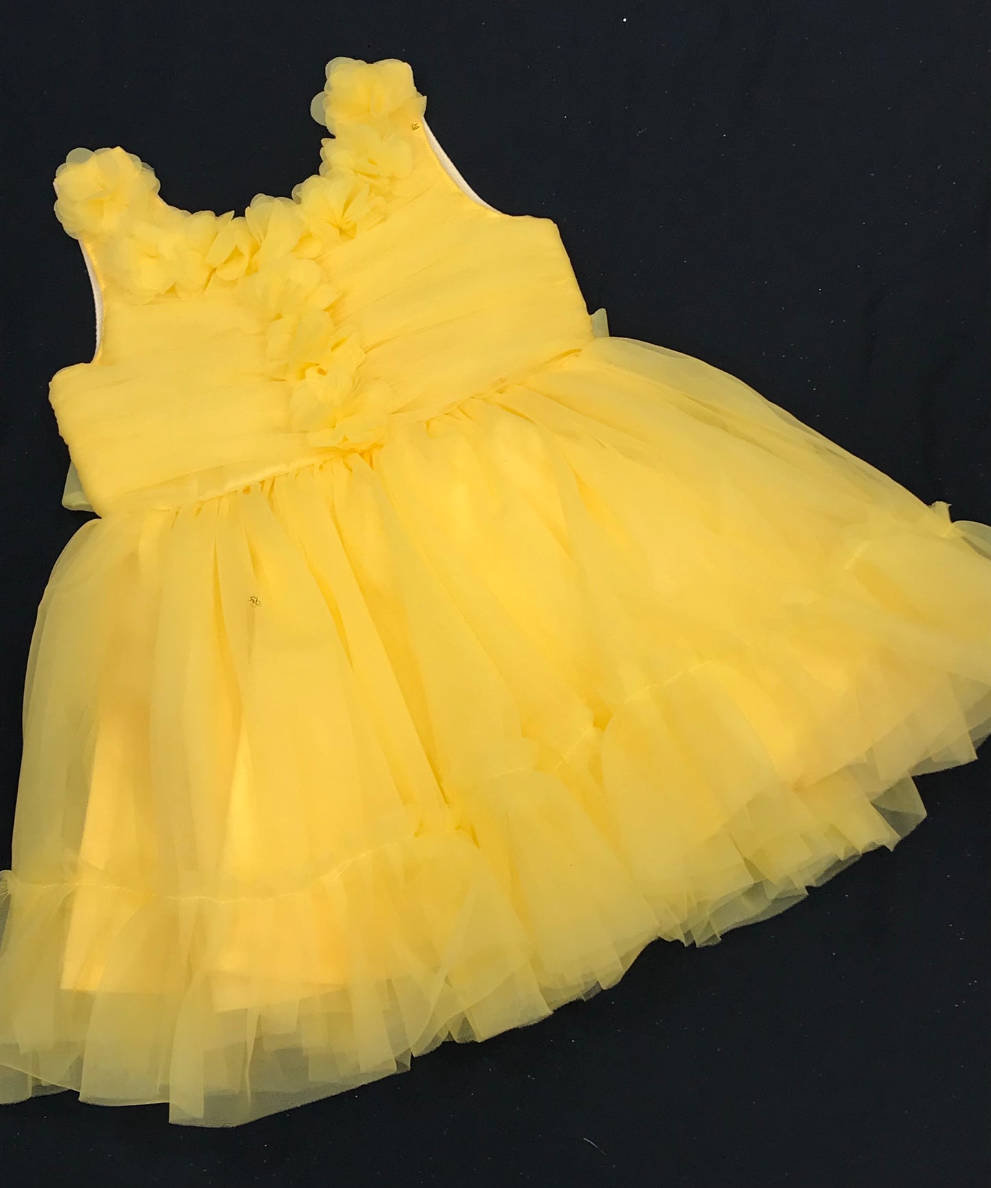 Kids Party Wear Net Frock In Mesa