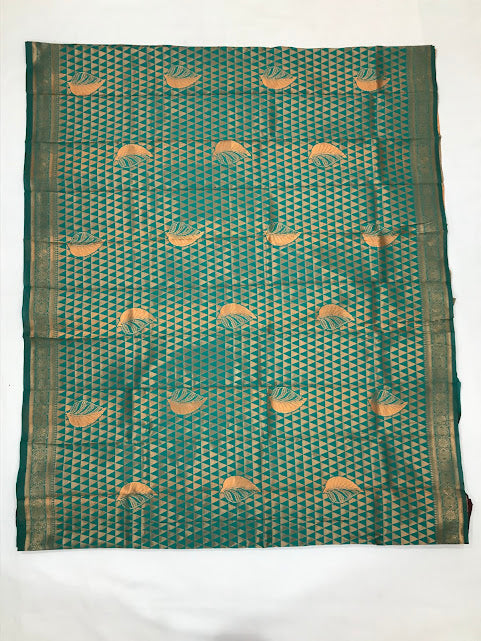 Alluring Teal Green Colored Saree In Tucson