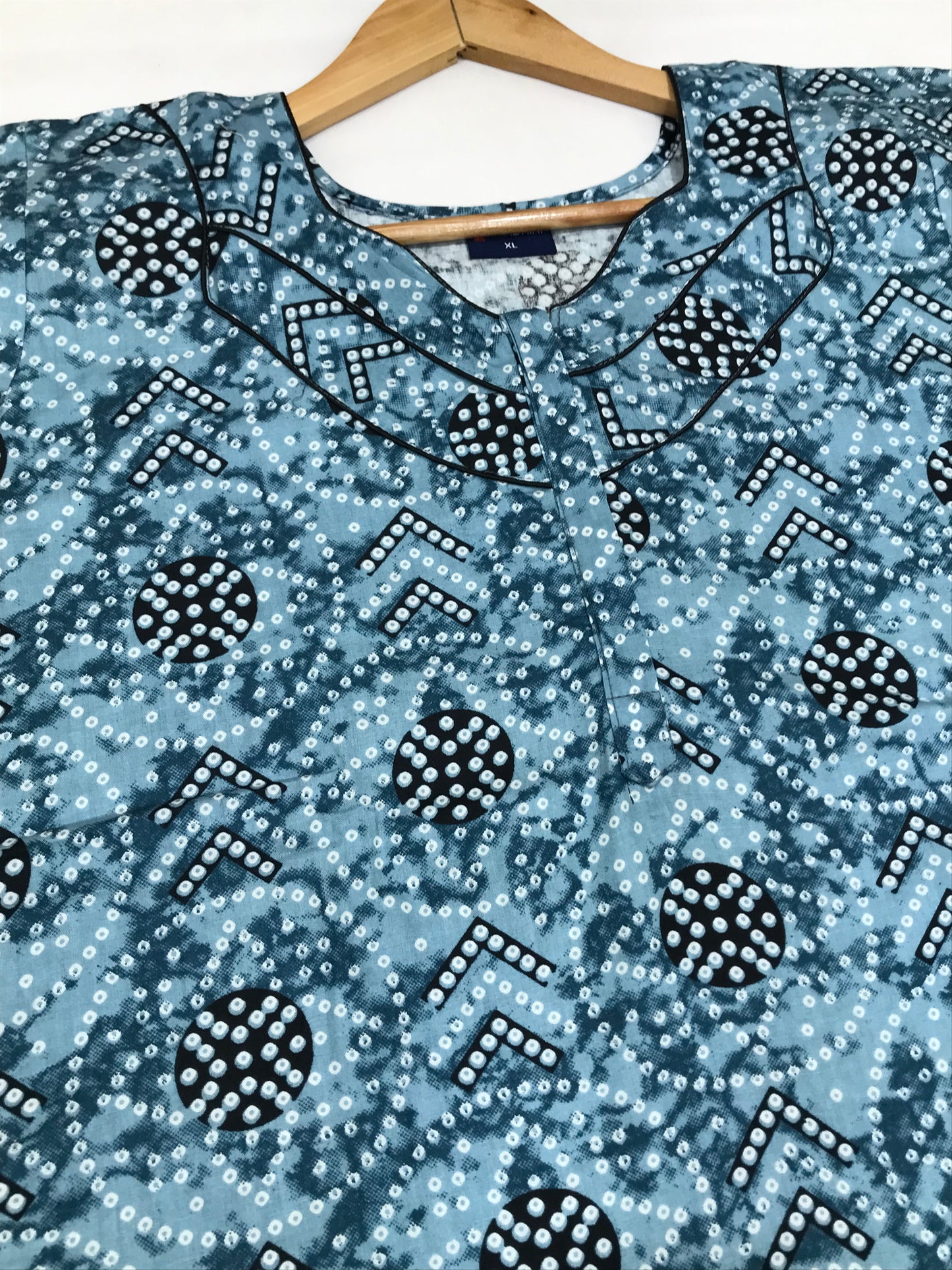 Sky Blue Color Cotton Nighty In USA