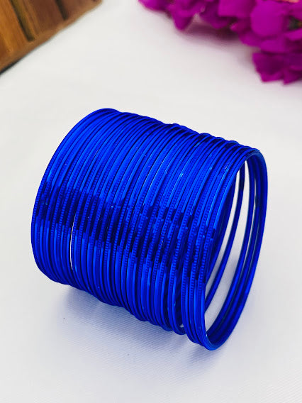 Blue Color Wedding Bangles Set in USA