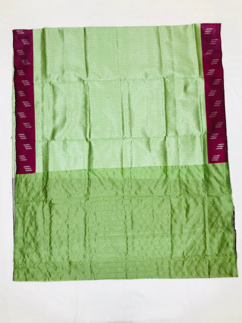 Attractive Light Green Colored Soft Silk Saree For Women In Chandler