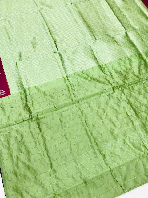 Light Green Colored Soft Silk In Tucson