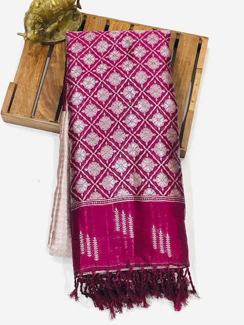 Grey Art Silk With Contrast Border Saree In Near Me