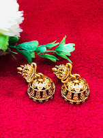 Antique Gold Unique Designed Earrings In USA