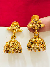 Elegant Antique Gold Peacock Designed Earrings Near Me