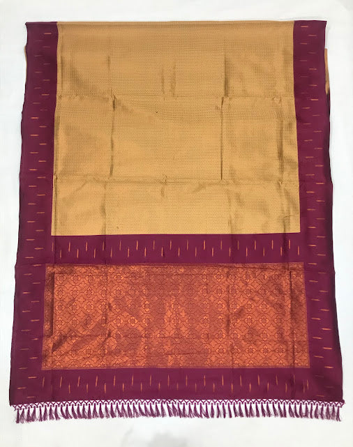 Soft Silk With Contrast Border Saree In Yuma