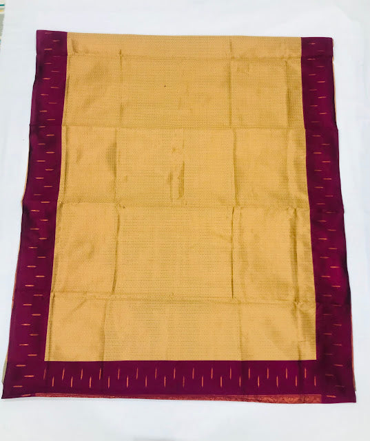 Gold Colored Soft Silk Saree For Women In chandler