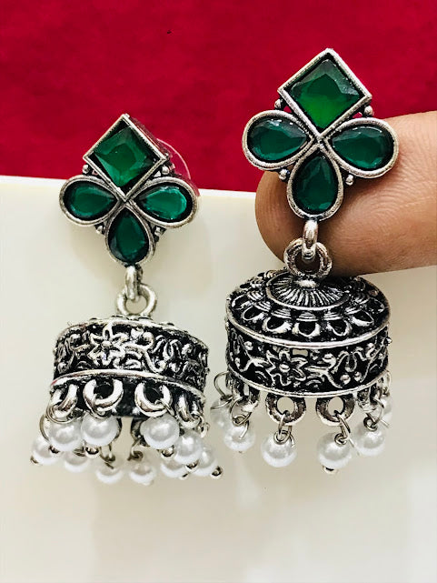 Gorgeous Oxidized Earrings For Women In Mesa