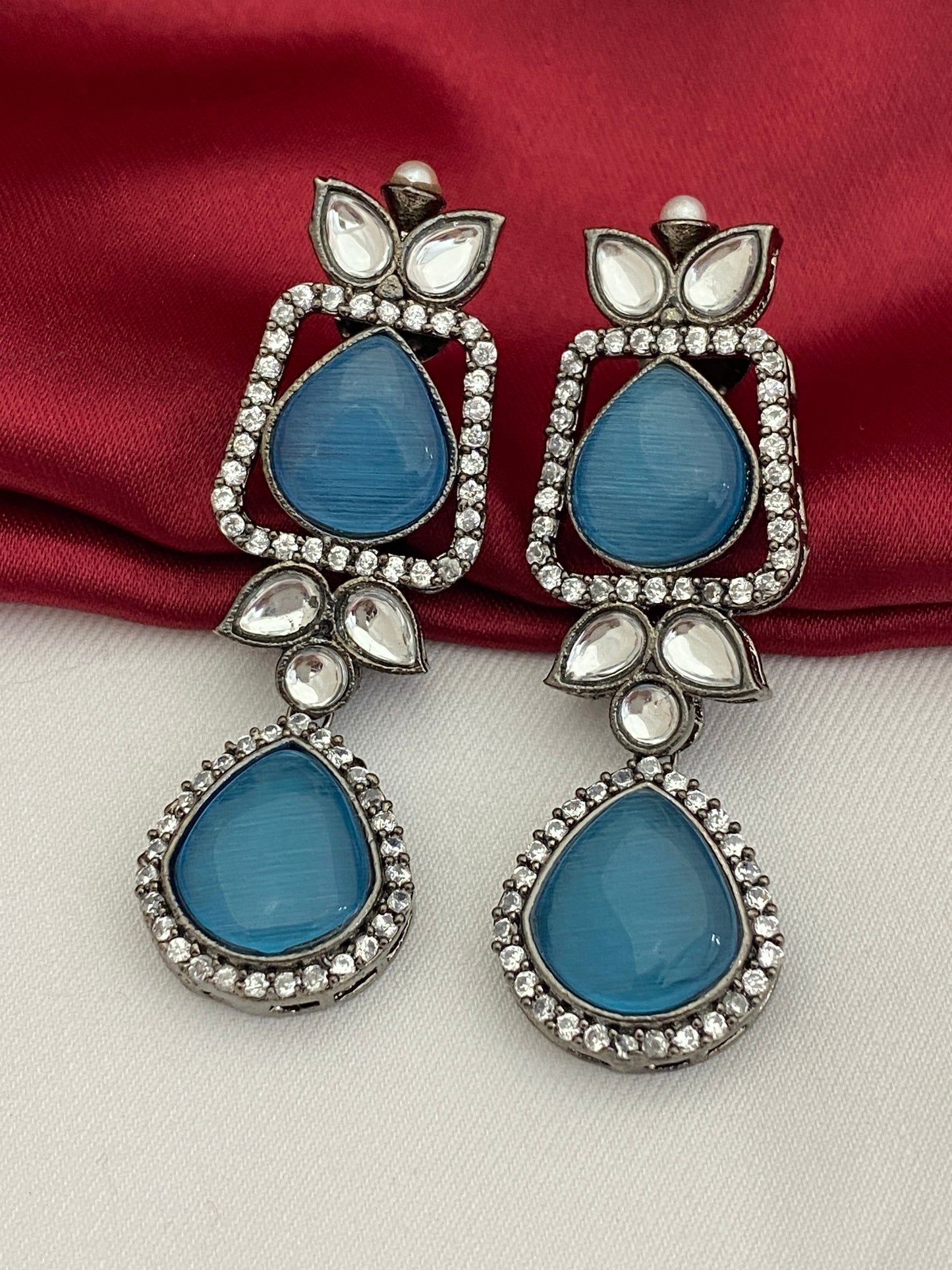 Kundan Necklace With Earrings In USA
