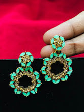 Teal Green Color Earrings For Women In USA