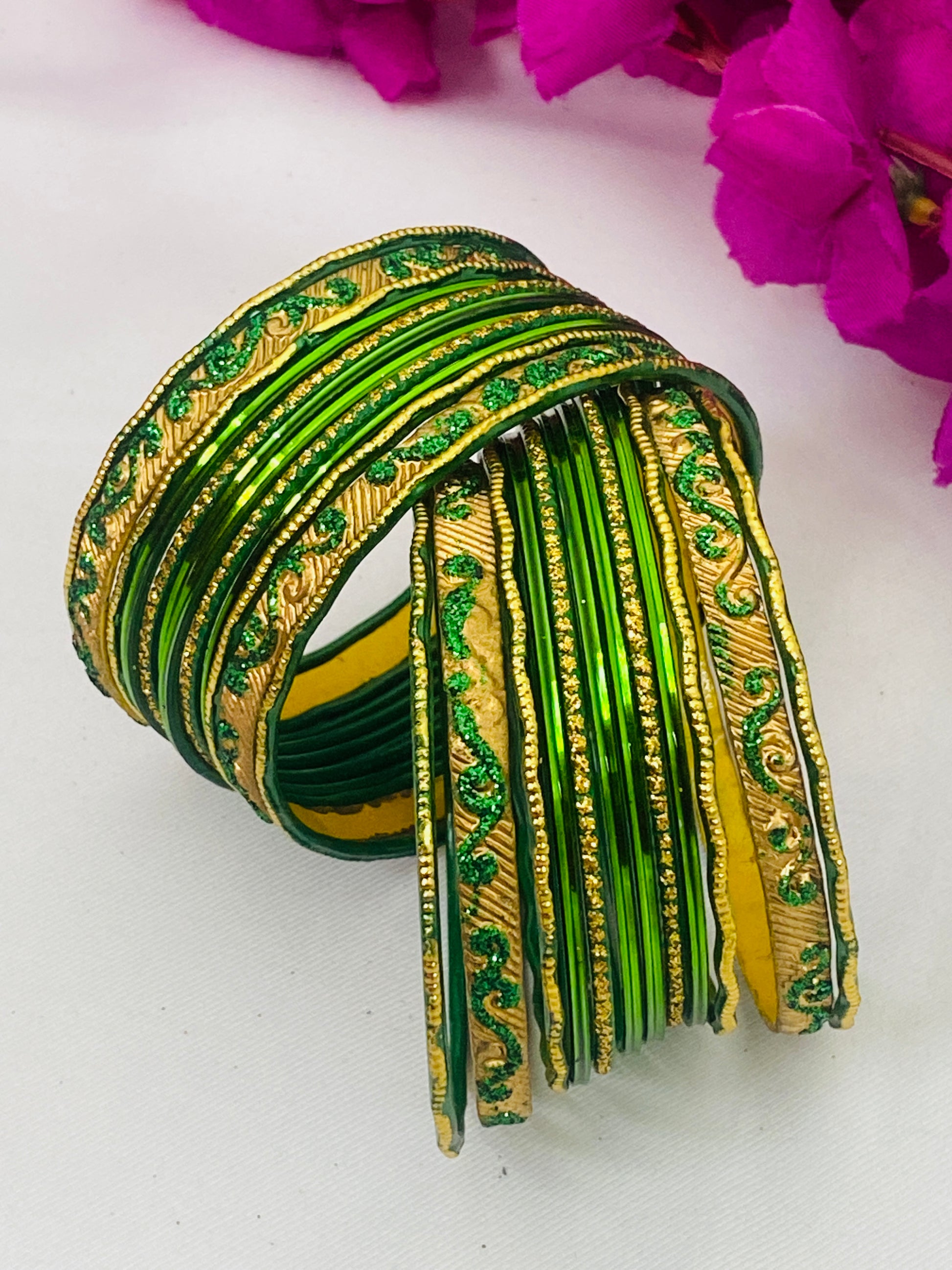 Shining Designer Metal Bangles In USA